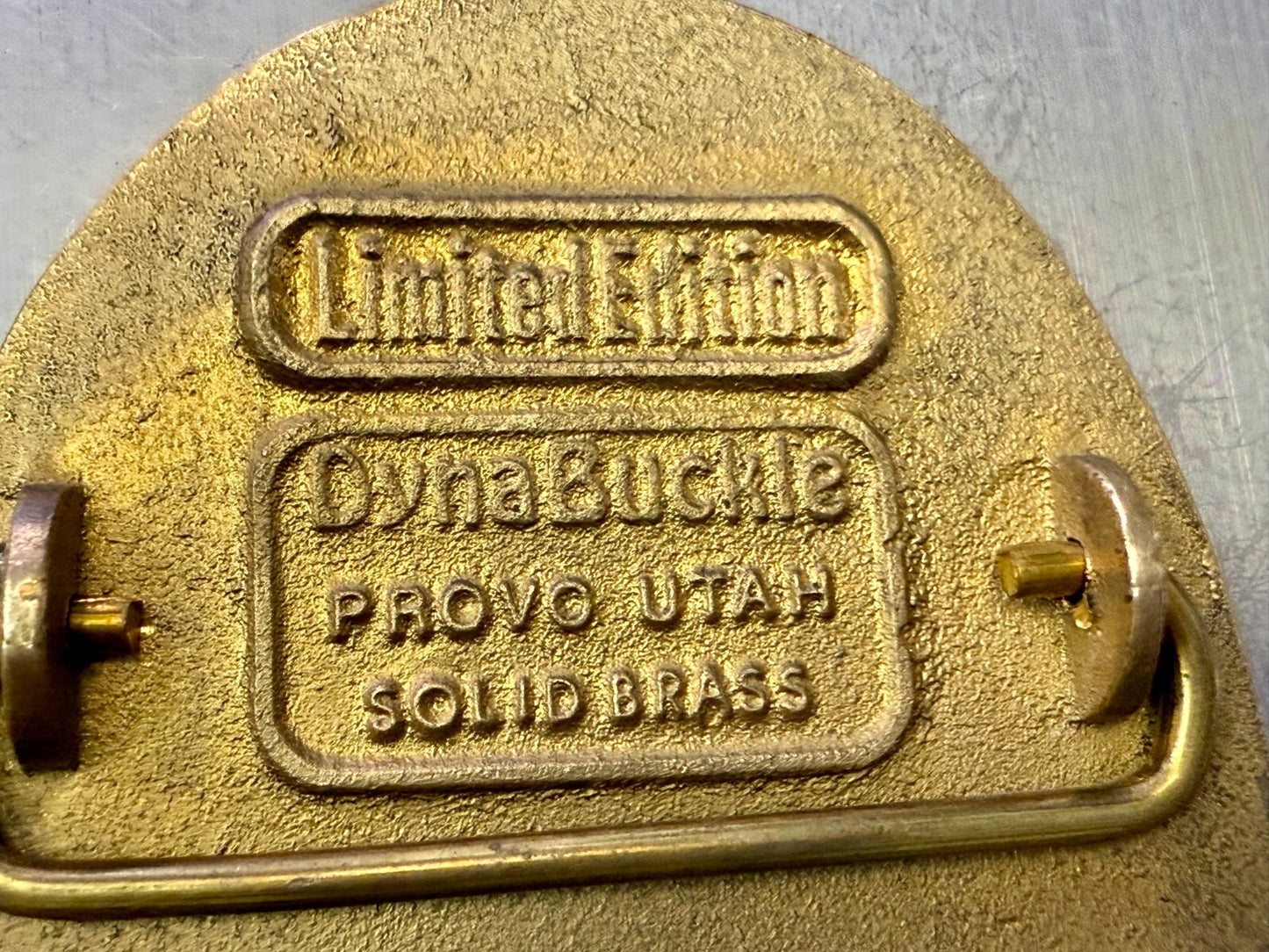 25th Anniversary Since 1968 Hillsboro Solid Brass Limited DynaBuckle Belt Buckle