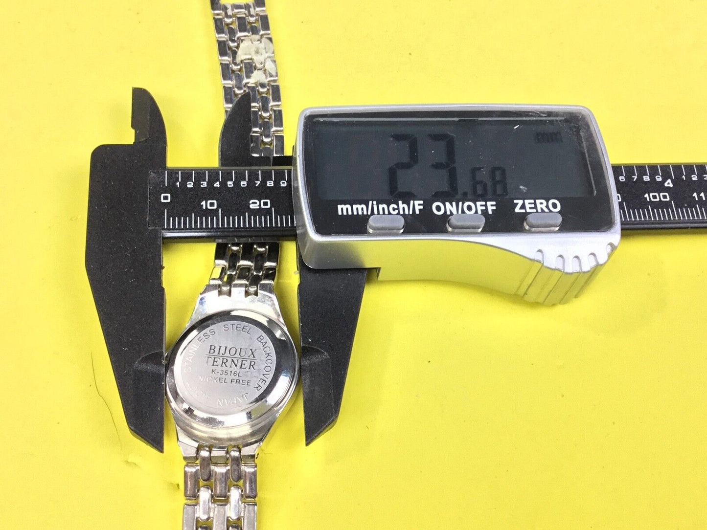 Bijoux Terner K-3516L Silver Tone Women’s Watch Working Well!