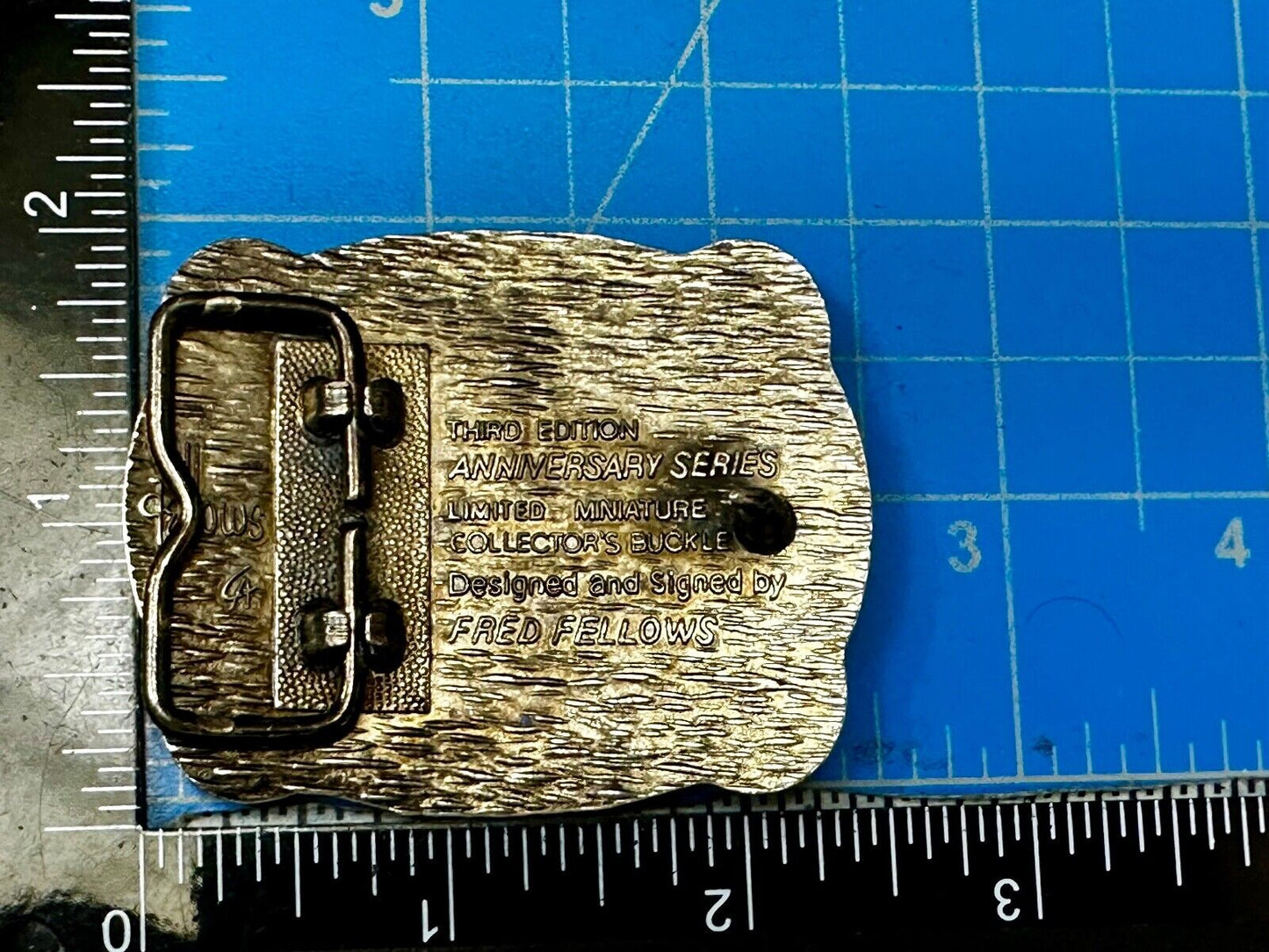 1985 NFR National Finals Rodeo Youth Size Hesston Commemorative Belt Buckle