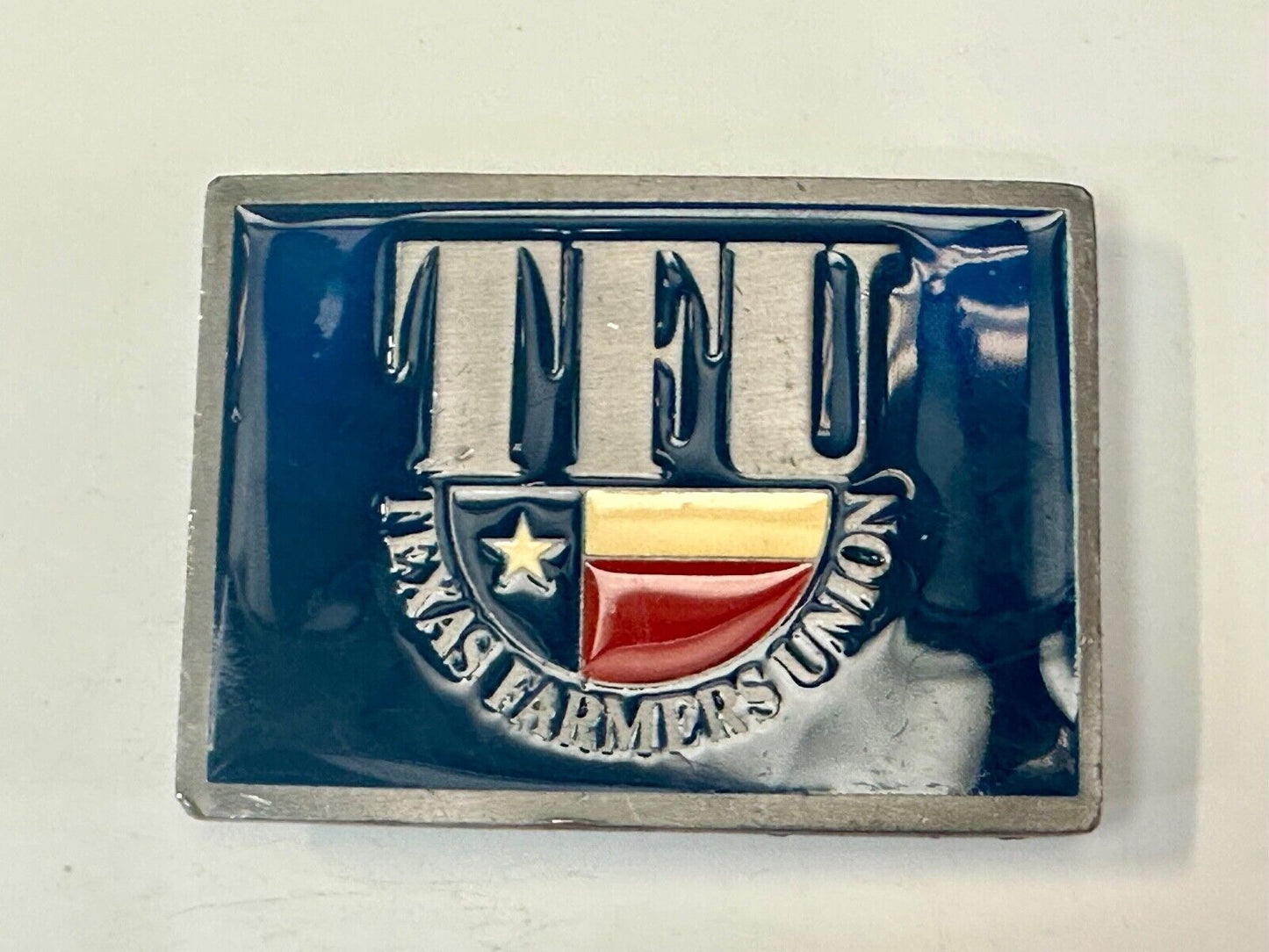 belt buckle Texas Farmers Union