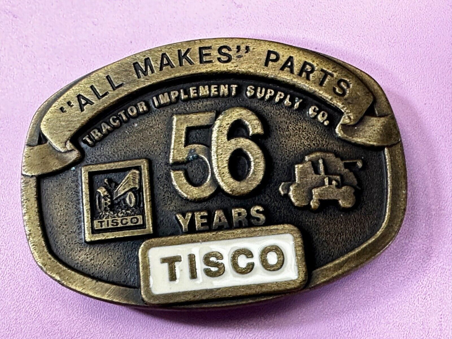 TISCO 56 Years - All Makes Parts NOS Tractor Implement Supply Belt Buckle