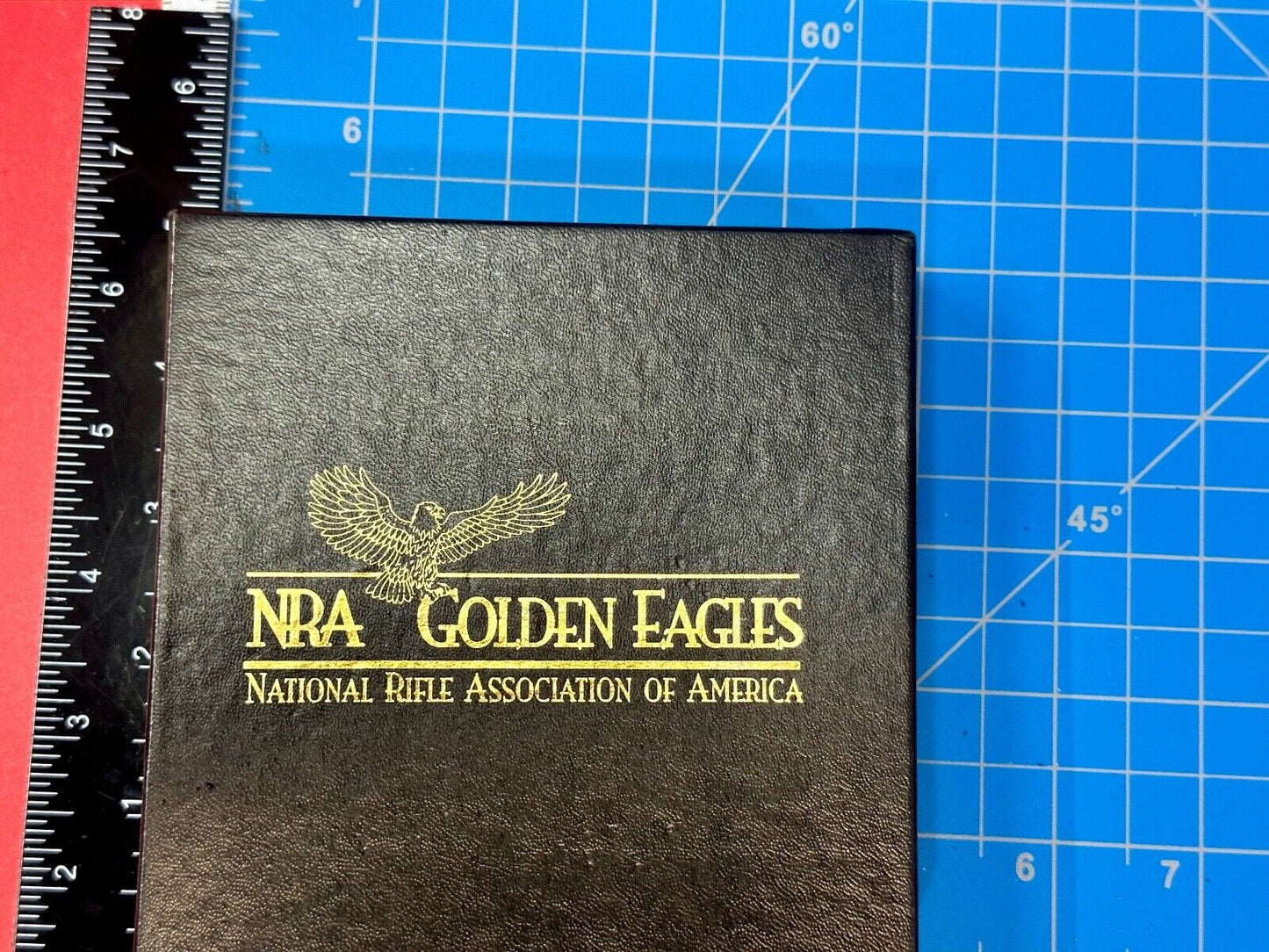 1994 NRA Golden Eagles National Rifle Association Limited Belt Buckle in box