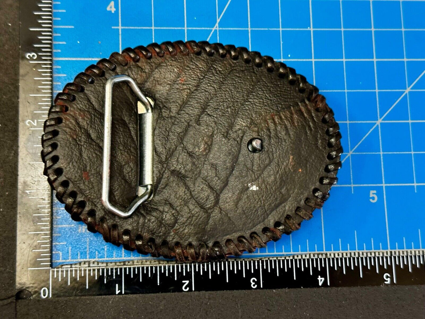 Vietnam War Memorial The Three Soldiers Statue Leather Vintage Belt Buckle