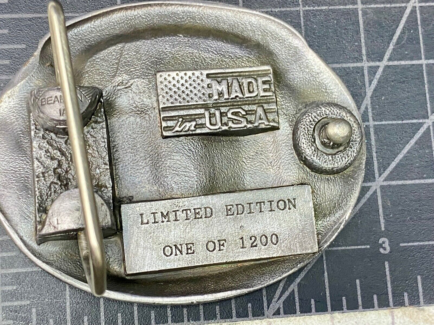 Beaman Co-Op 50Th Anniversary Iowa Feed Grain Farming Agriculture Belt Buckle