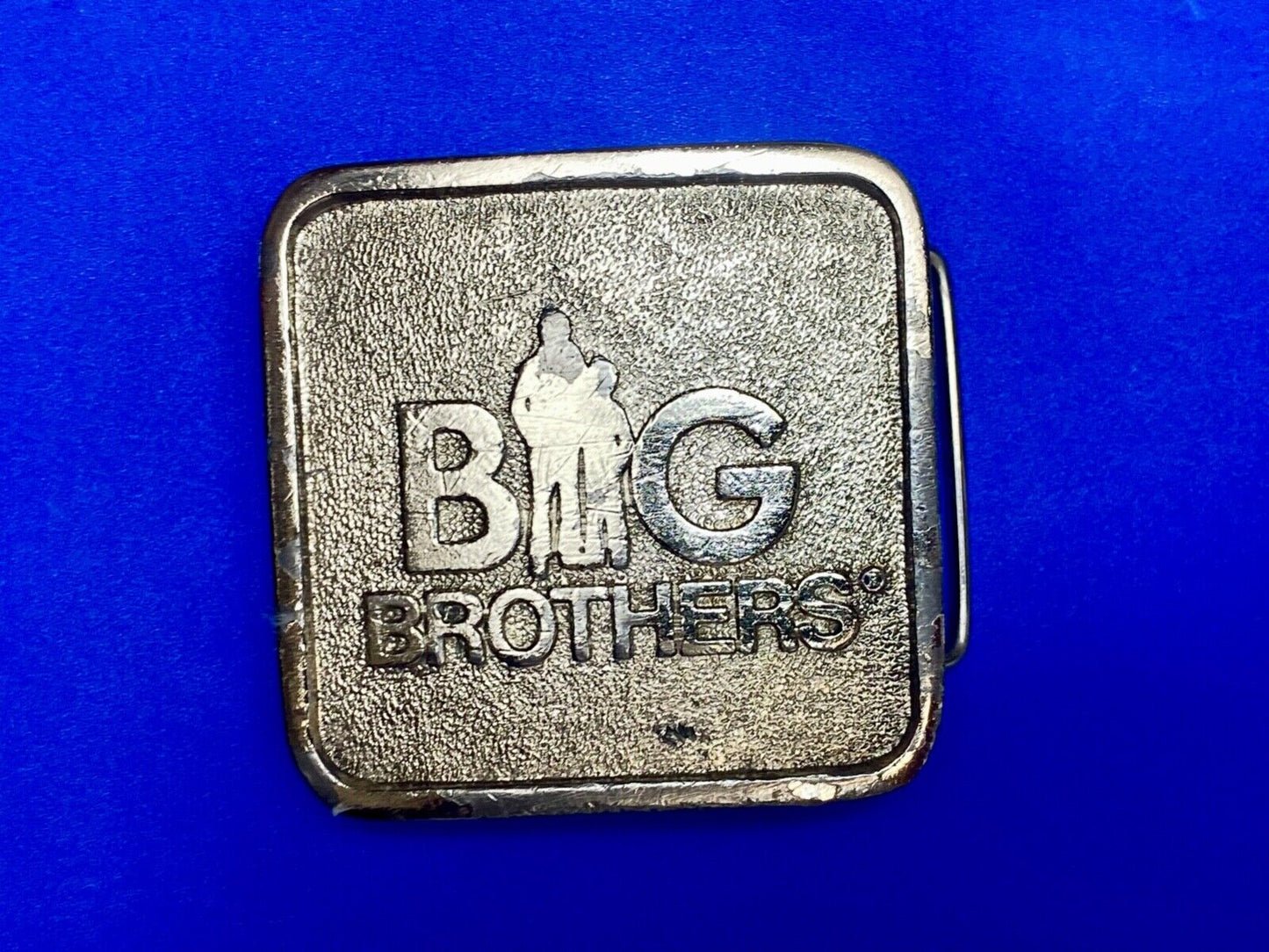 BIG BROTHERS COMMEMORATIVE BELT BUCKLE! VINTAGE! 1970s! WYOMING STUDIO ART WORKS