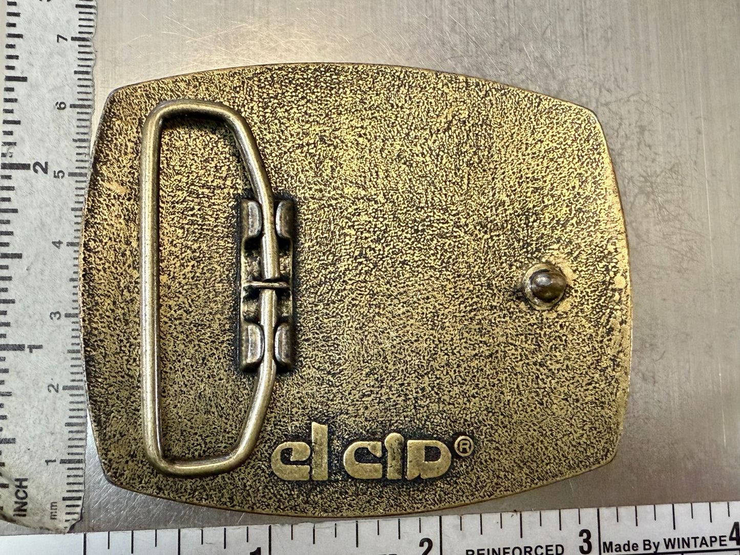 The Durango -Silverton Narrow Gauge Railroad Historic Railway Belt Buckle el Cid