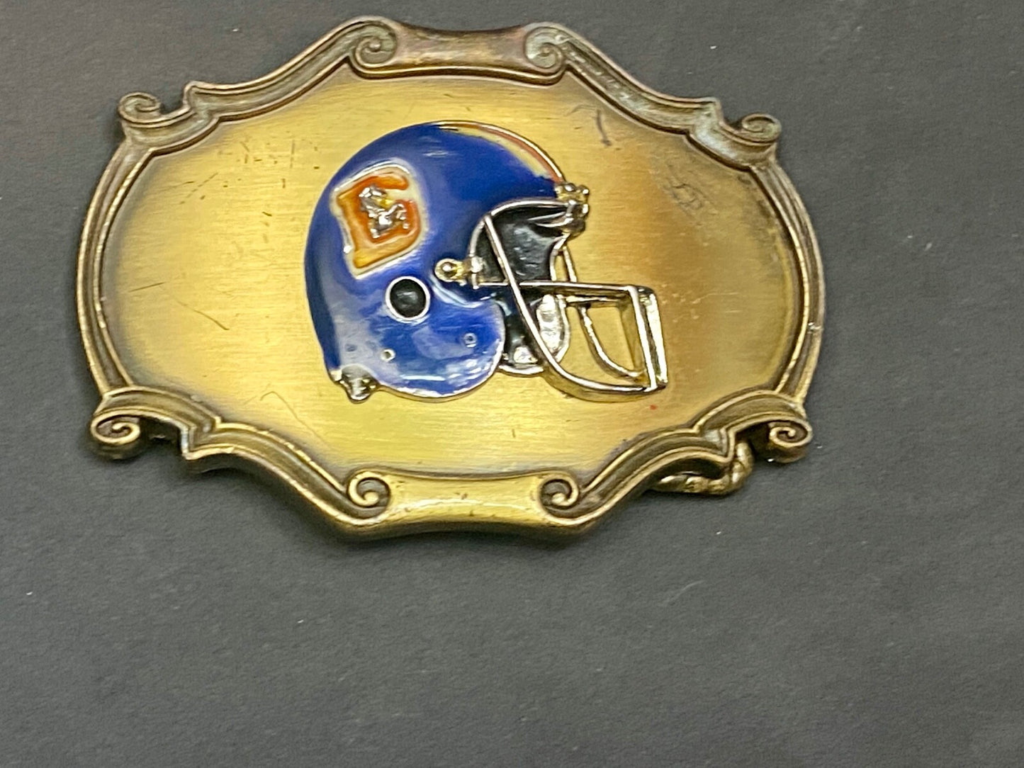 Vintage 1978 Denver Broncos Nfl Sports Football Team Raintree Belt Buckle