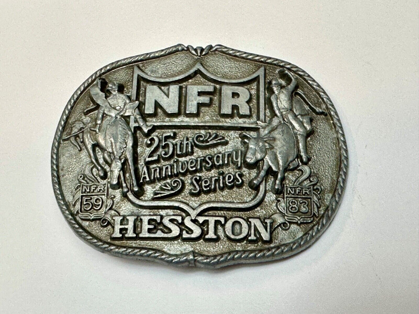 25th Anniversary Series NFR National Finals Rodeo First Edition belt buckle