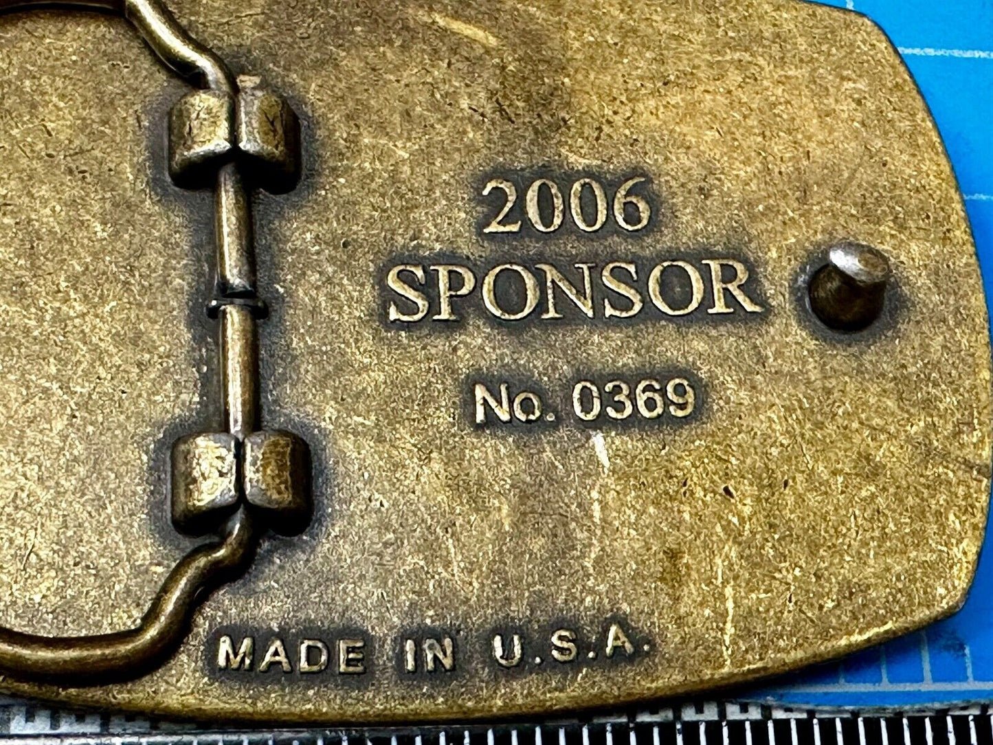 The American Veterans Disabled for life Memorial Commemorative Belt Buckle