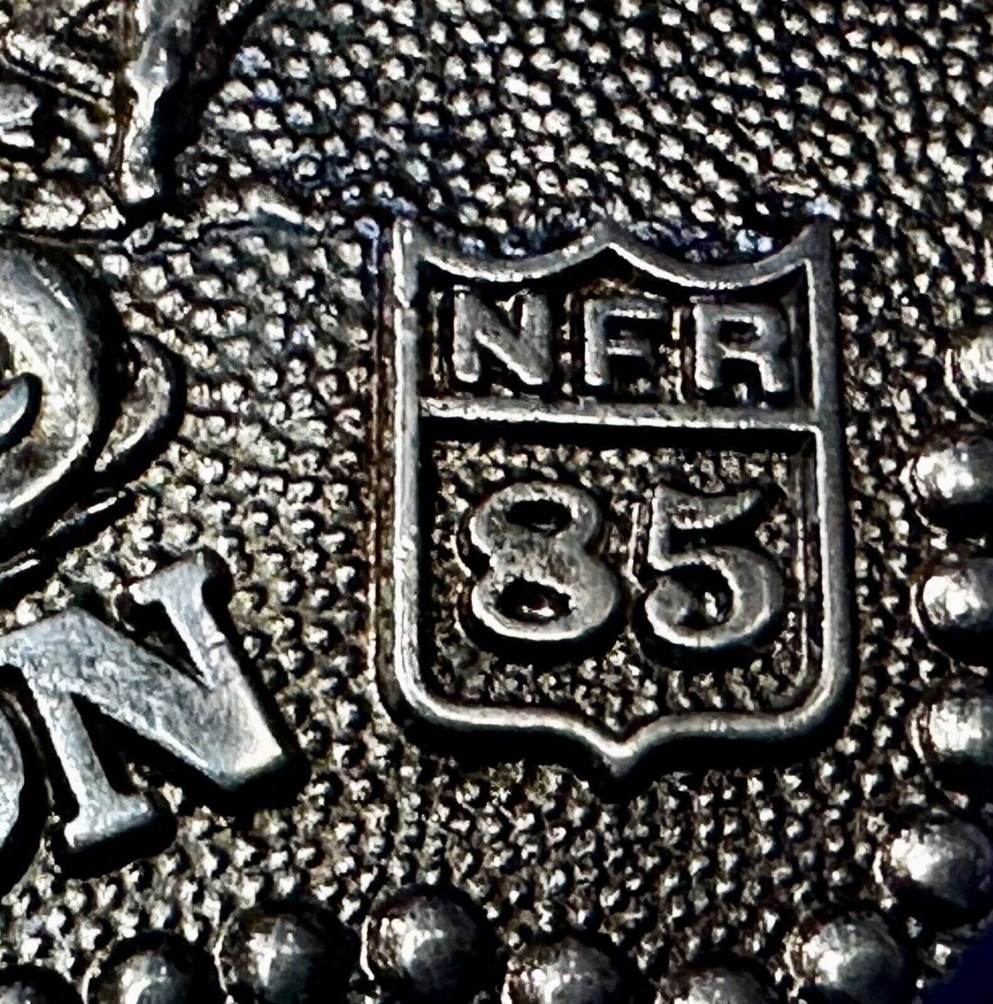 1985 NFR National Finals Rodeo Youth Size Hesston Commemorative Belt Buckle