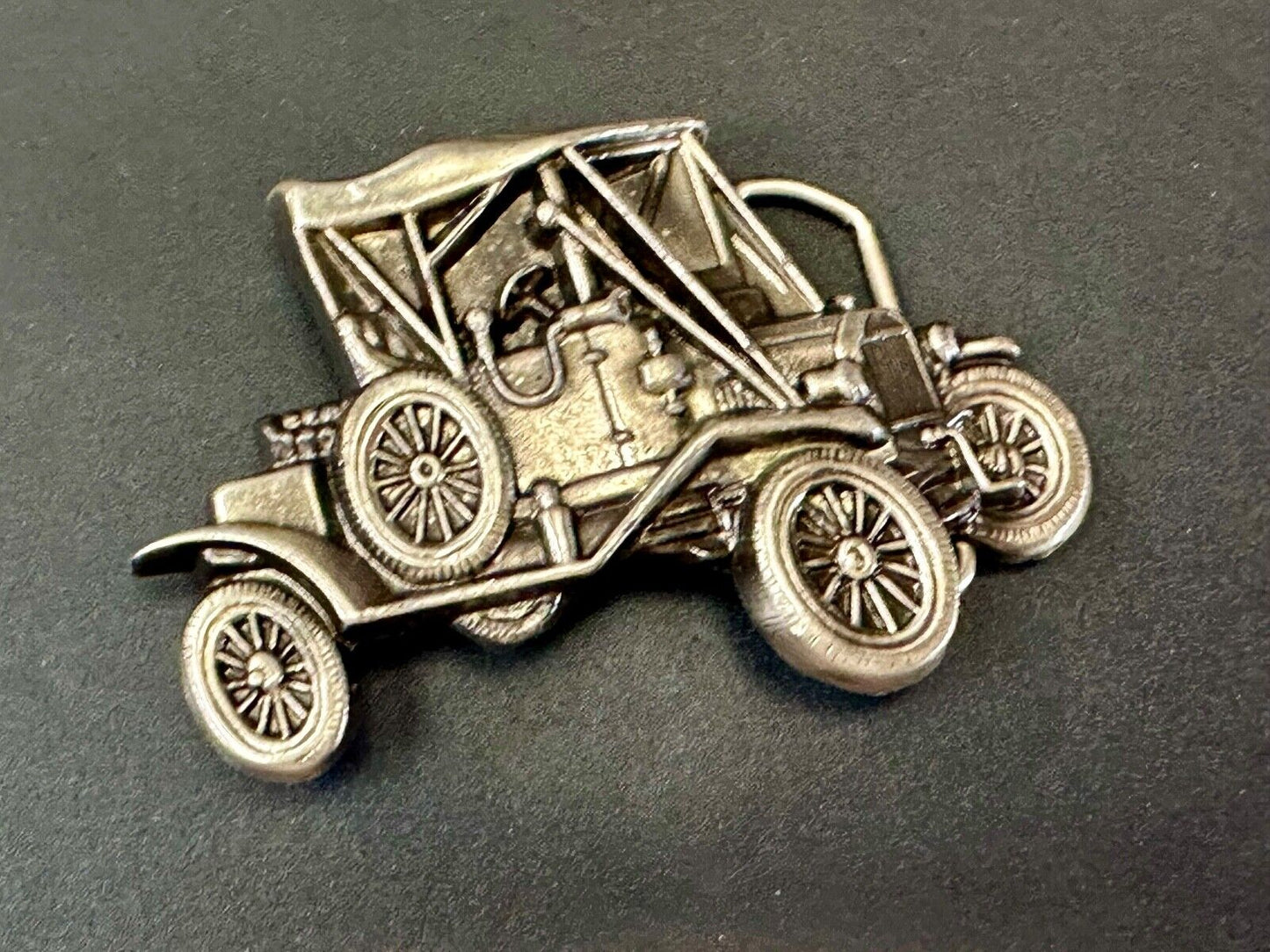 vintage Car Collectors Auto 30's? Cutout car shaped belt buckle