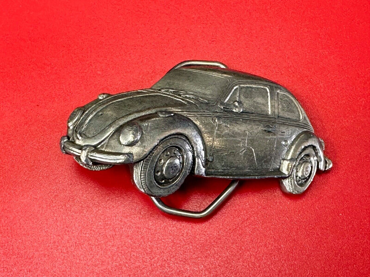 1990 VW Volkswagen Bug Car Auto Collectors Dealers Great American belt buckle Co