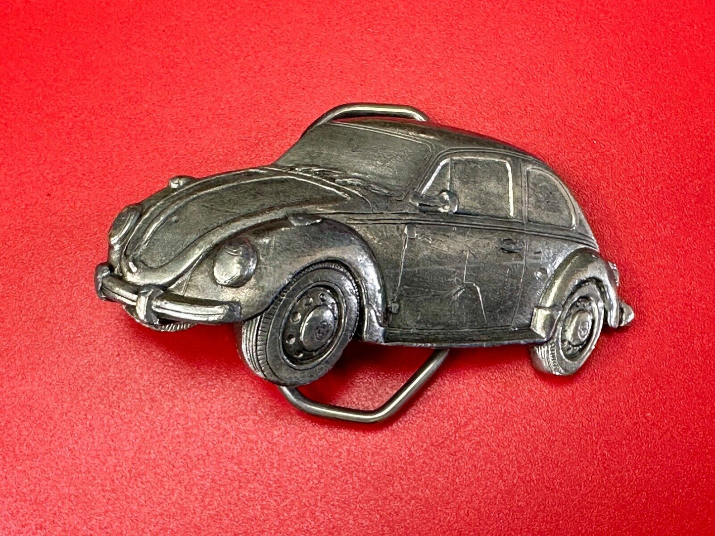 1990 VW Volkswagen Bug Car Auto Collectors Dealers Great American belt buckle Co