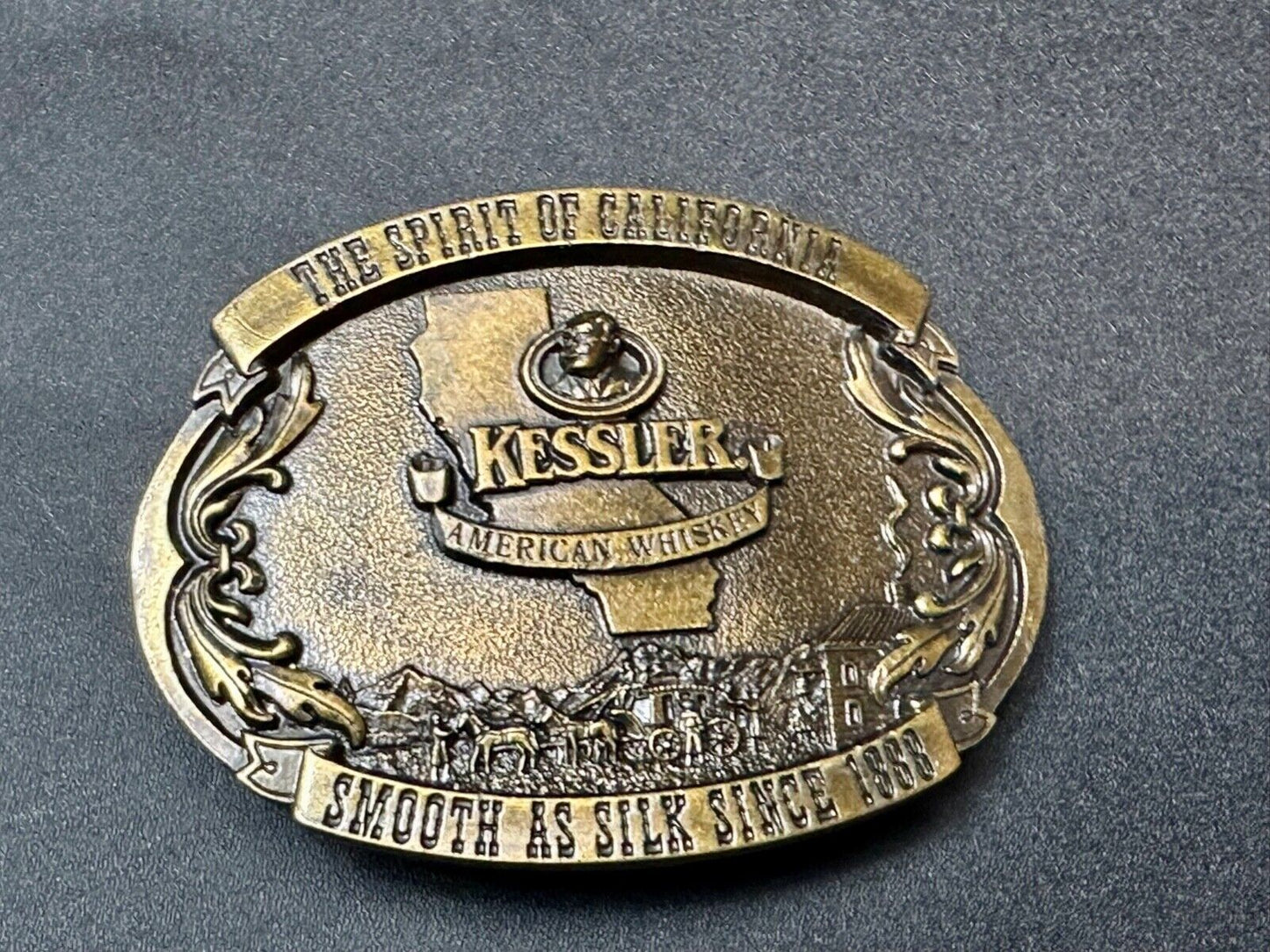 The Spirit of California - Kessler, smooth as silk belt buckle