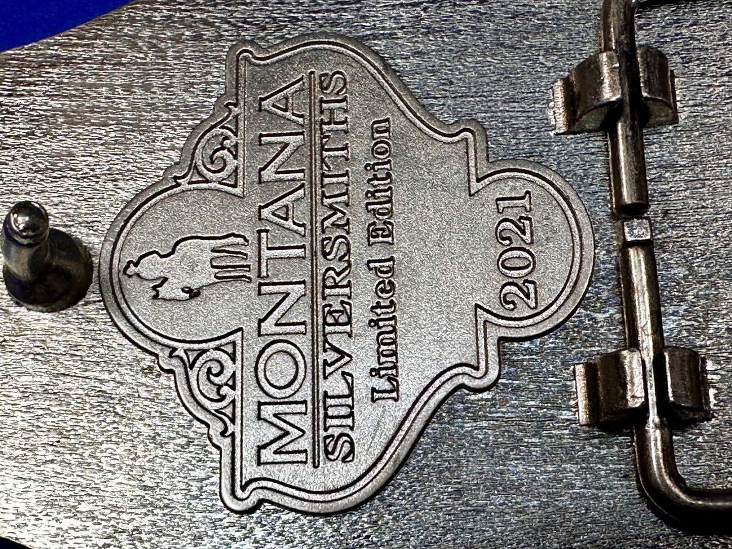 2021 Pendleton Whiskey Let'er Buck Rodeo Cowboy Montana Silversmiths Belt Buckle