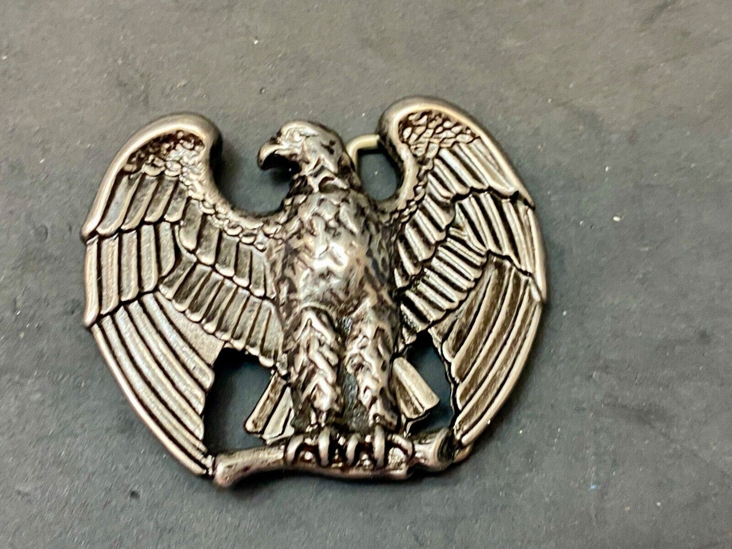 Vintage Avon Majestic Patriotic American Eagle Wings Spread Metal Belt Buckle