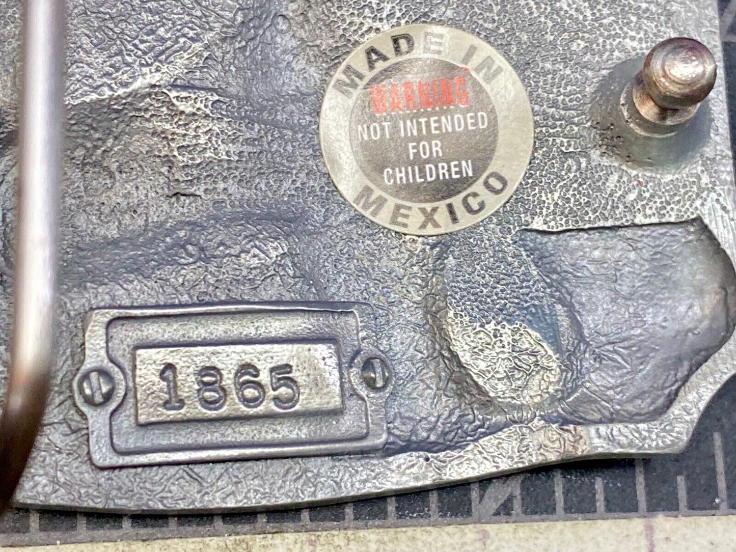1988 Fire Fighters Firefighters American Heroes Pewter Belt Buckle