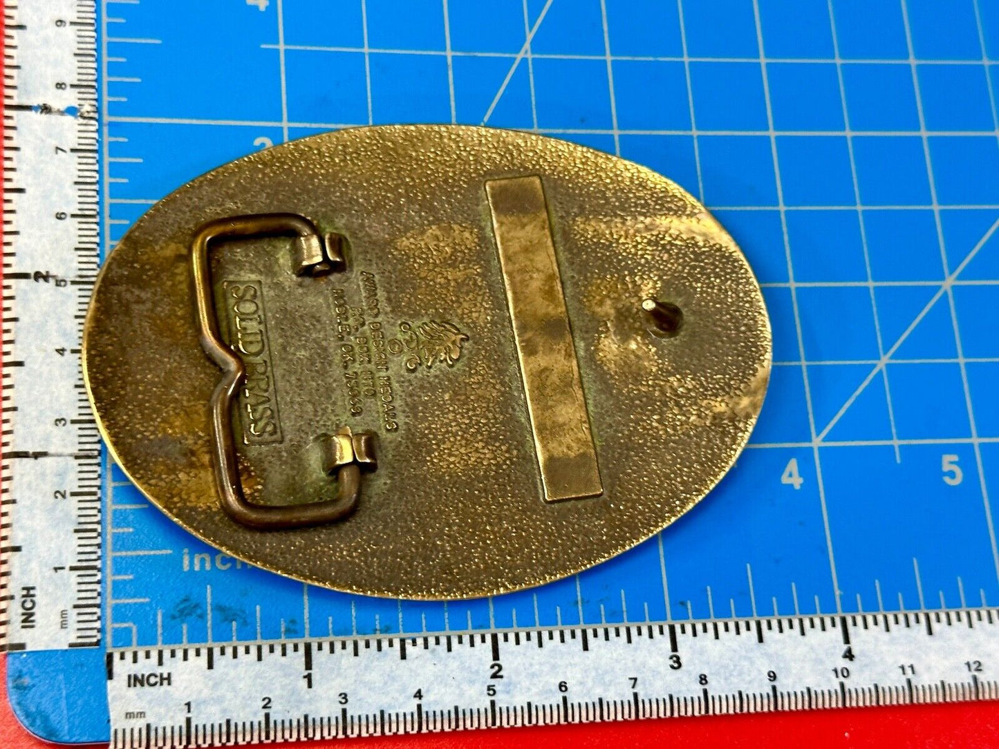 Beef Shootout 1998 Fleming Companies Inc Rodeo vintage ADM belt buckle