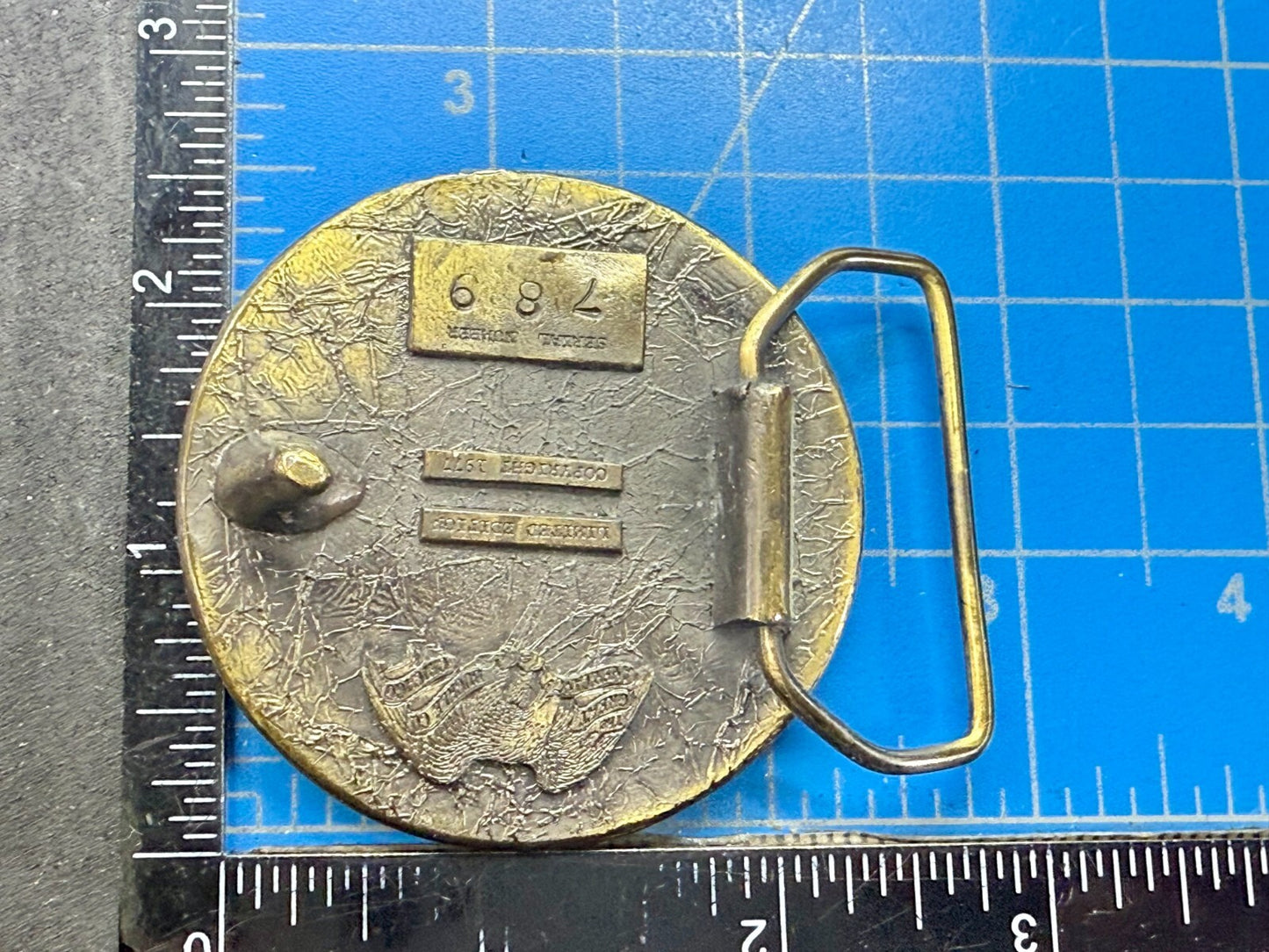 Table Tennis Ping Pong Racket Sports Limited Edition Vintage 1977 Belt Buckle