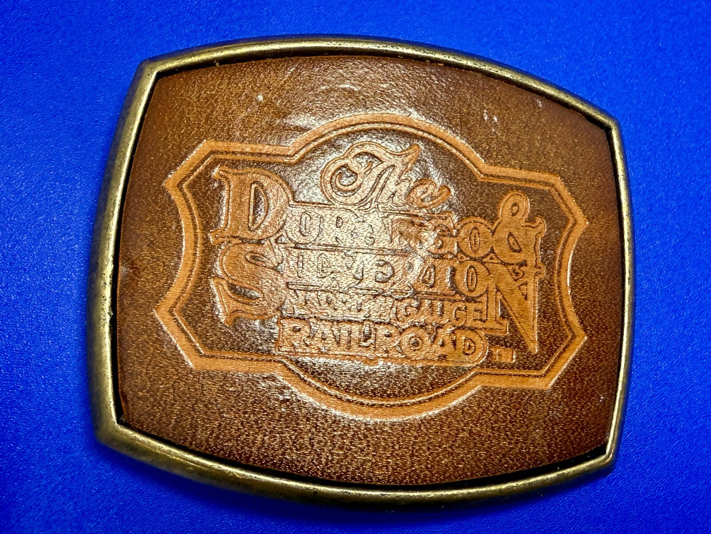 The Durango -Silverton Narrow Gauge Railroad Historic Railway Belt Buckle el Cid