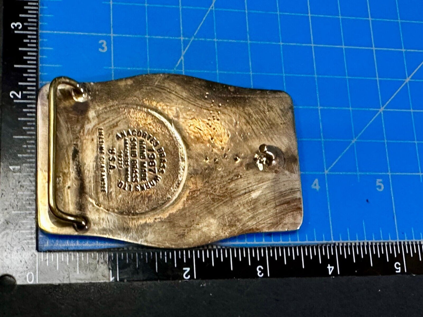 AWPPW Guard Well The Democratic Rights of Your Members Paper Union Belt Buckle