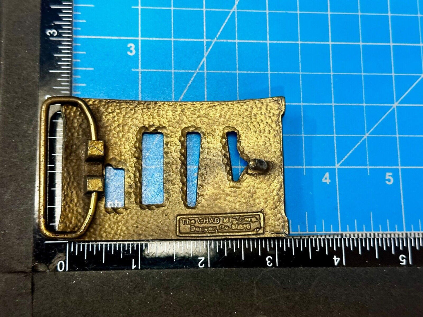 Beautiful Customized Name RALPH Cut-Out Vintage Belt Buckle by THE CHAD - in box