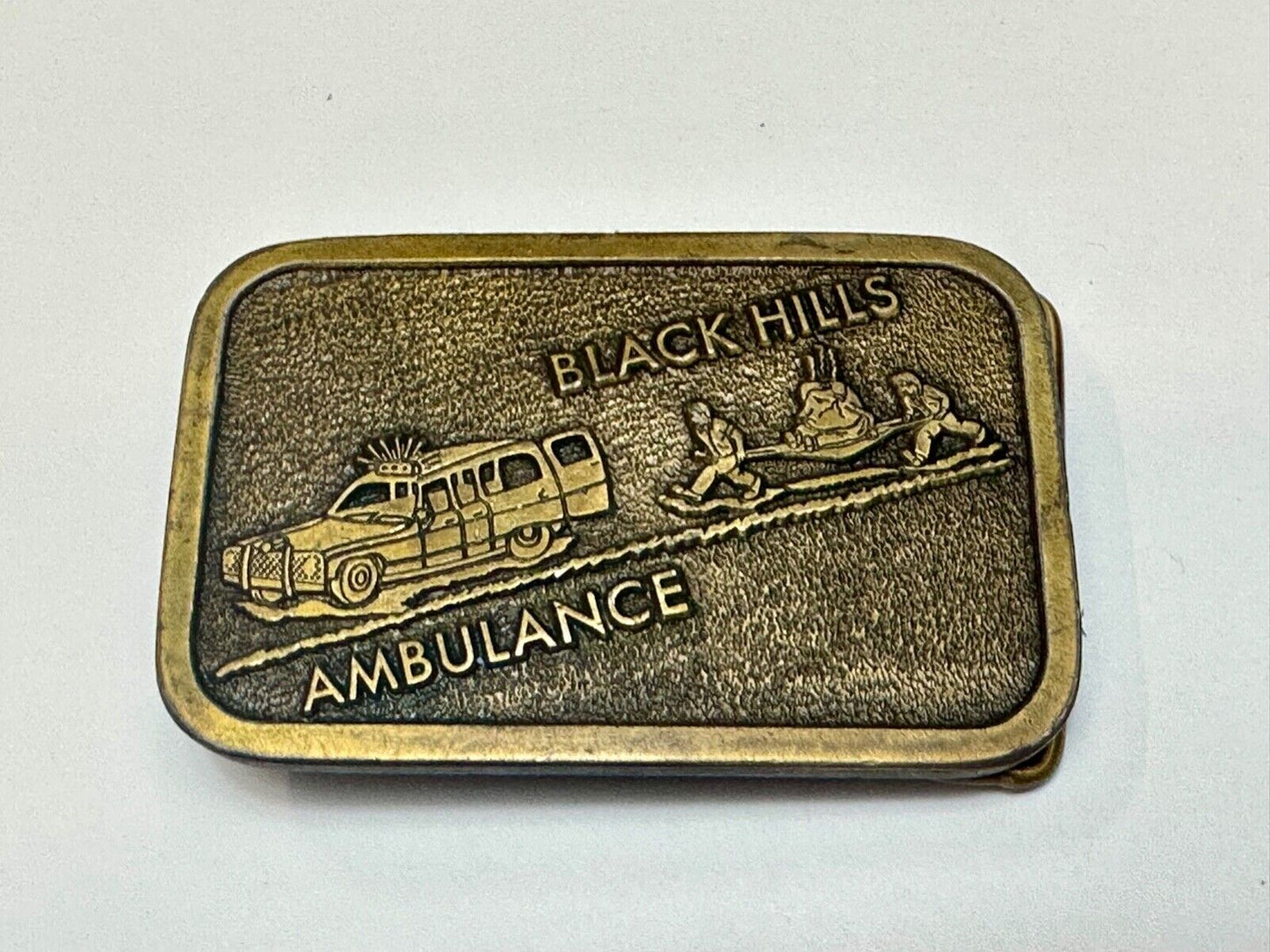Black Hills Ambulance Belt Buckle Hit Line U.S.A. Paramedic EMT by Hit Line