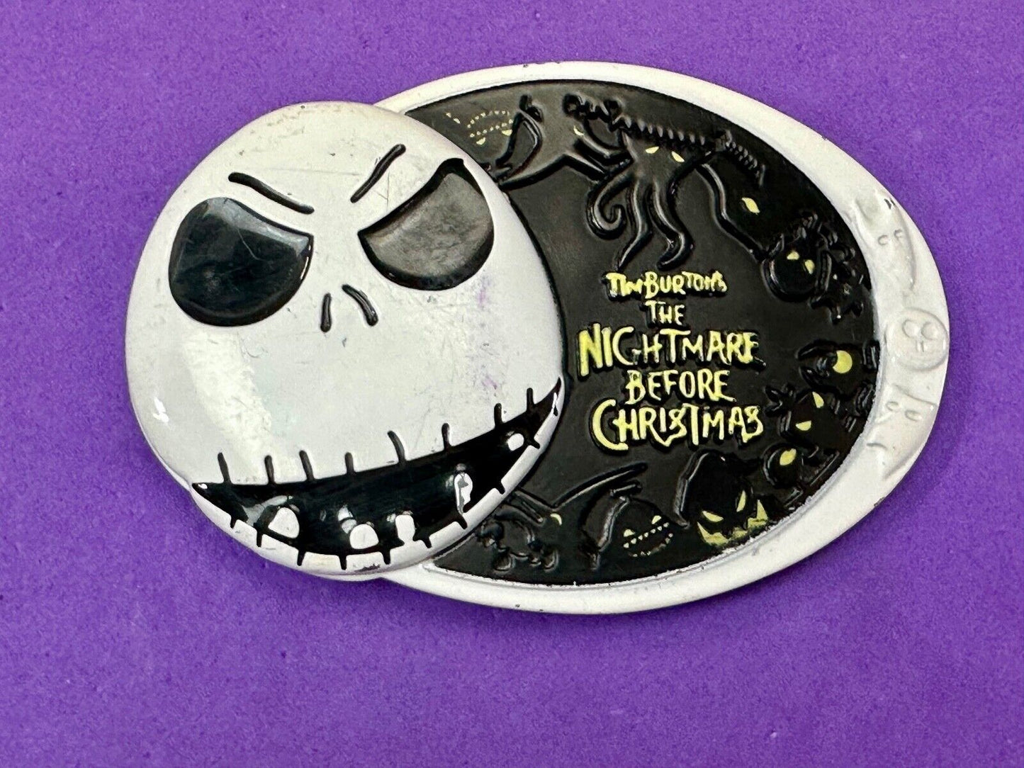 Tim Burtons Disney The Nightmare Before Christmas belt buckle