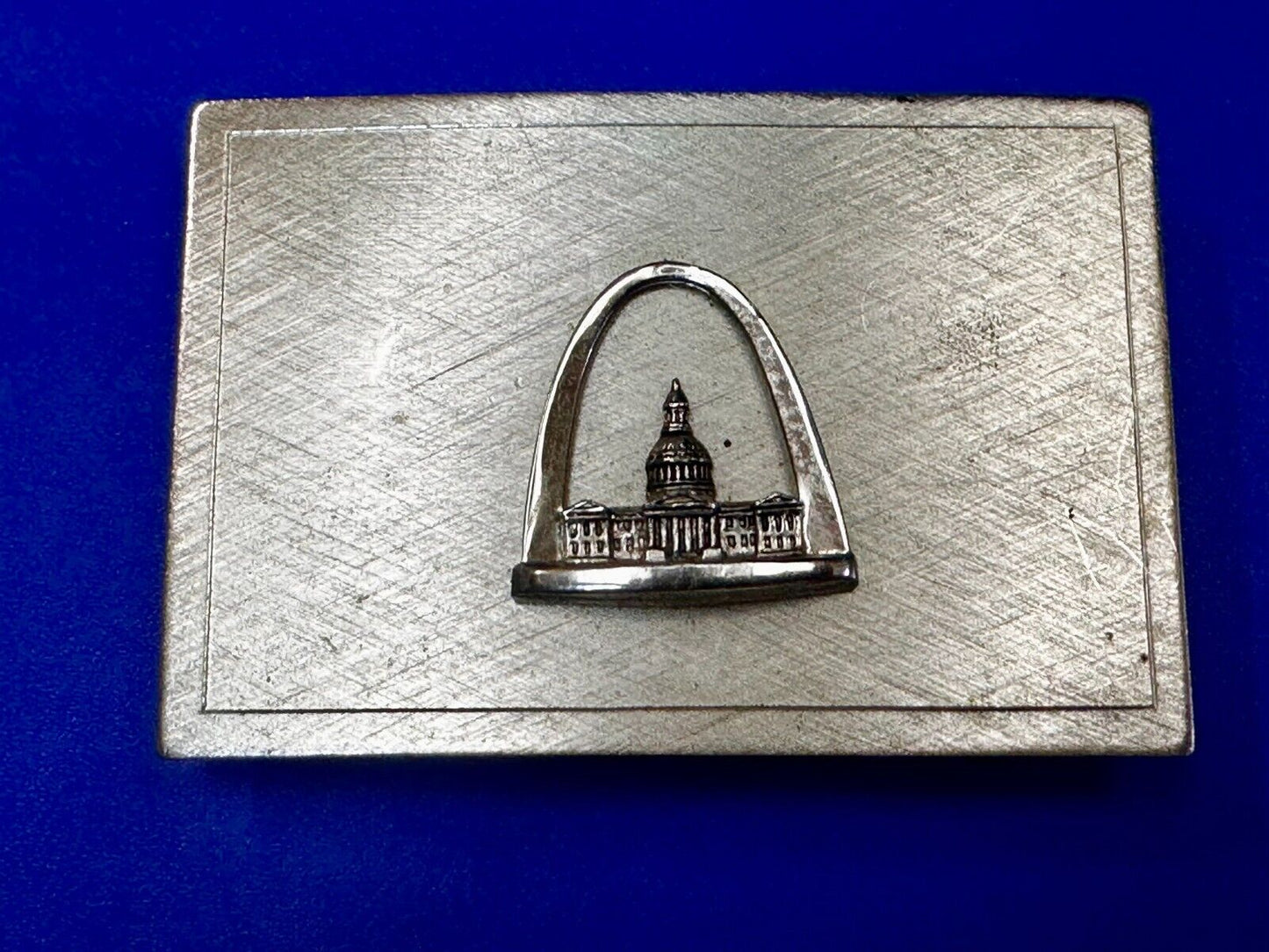 The Gateway Arch St. Louis Missouri Mo Monument Museum Commemorative Belt Buckle
