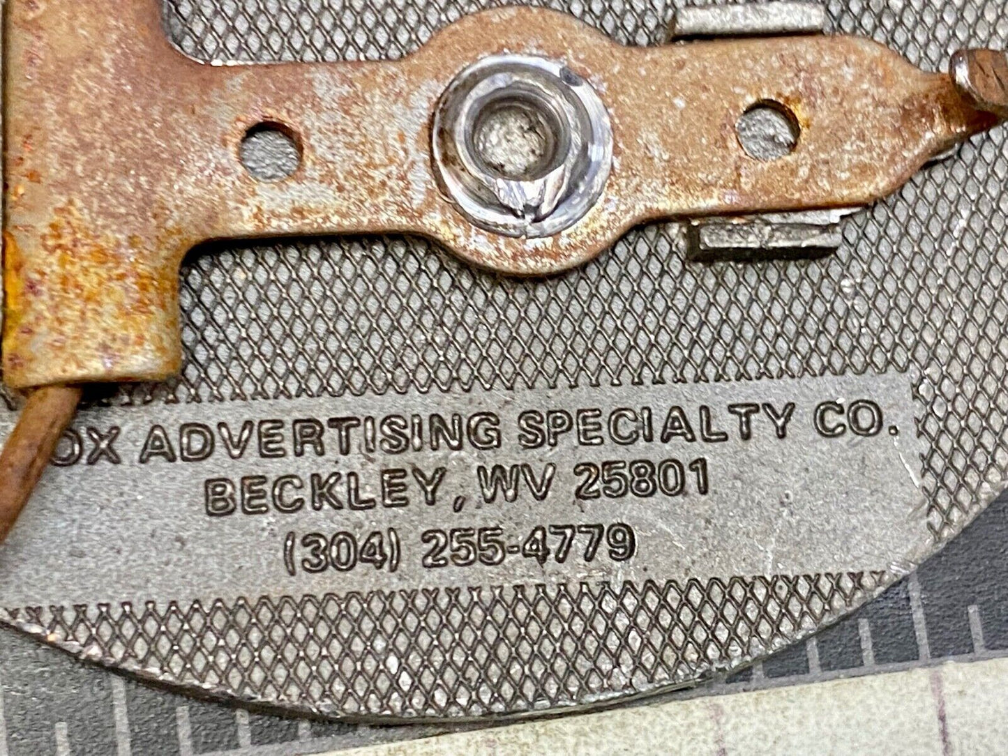 Vintage 1986 Holmes Safety Assn. West Virginia Council Belt Buckle Fox Adds