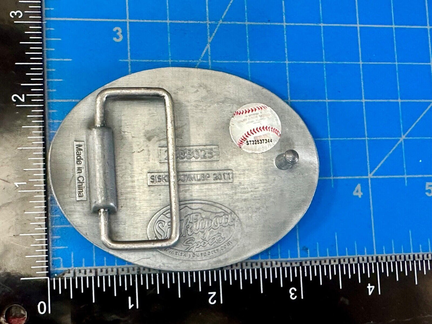 Atlanta Braves Baseball Team Emblem Mlbp 2011 Belt Buckle By Siskiyou Sports
