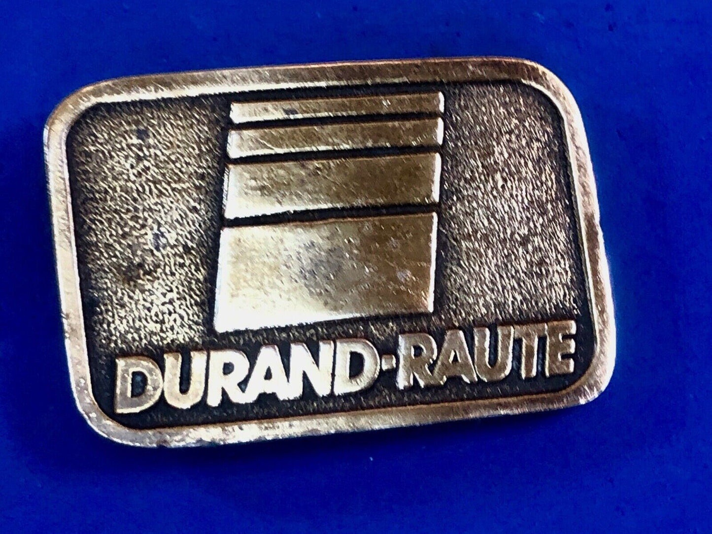 Vintage Durand - Raute Milling Machinery belt buckle by Adaisy