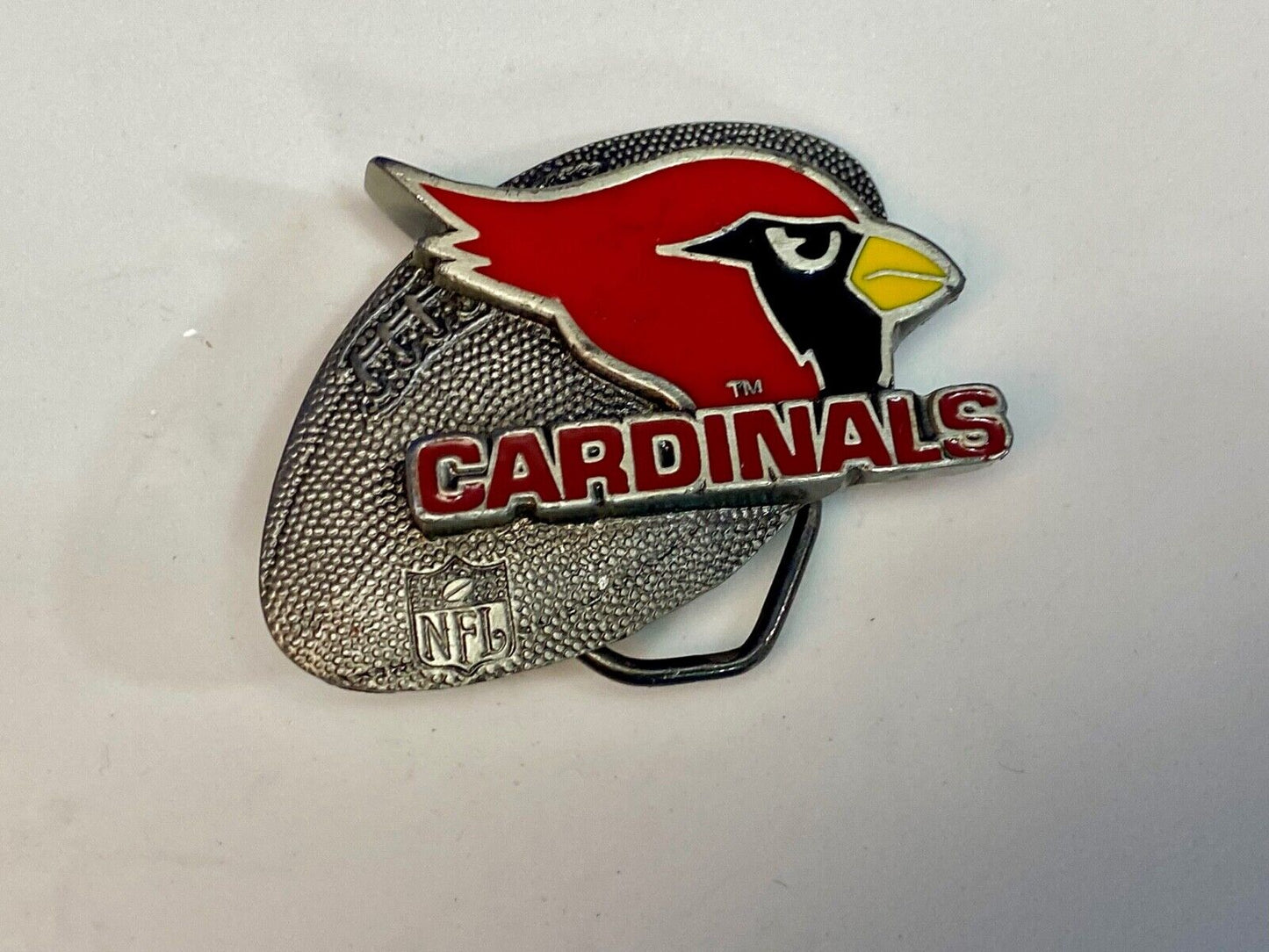 Vintage 1994 Phoenix Arizona Cardinals Nfl Sports Football Team Belt Buckle