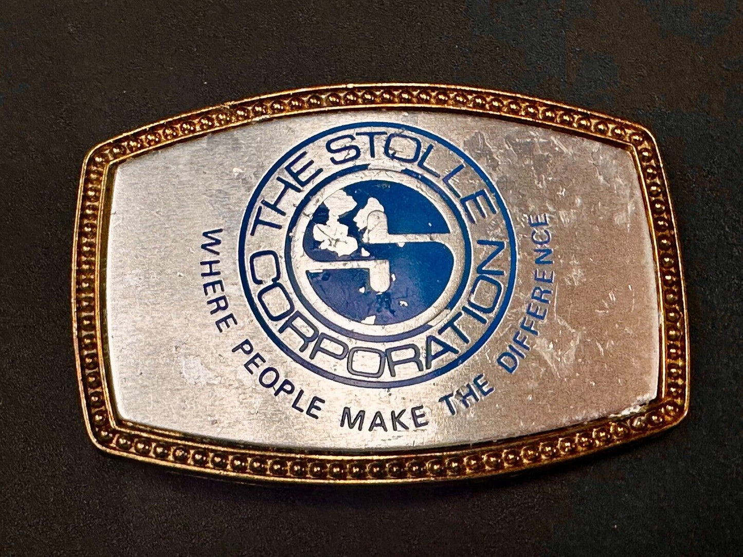 The Stolle Corporation Where People Make The Difference Alumaline Belt Buckle