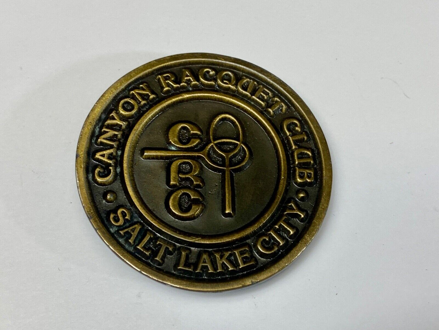 Vintage CRC - Salt Lake City Canyon Racquet club restored belt buckle