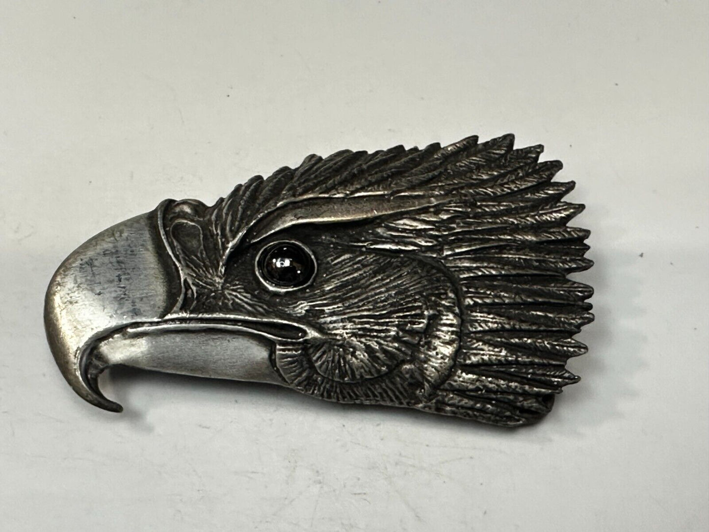 Vintage Eagles Head - Highly Detailed - Frederick Pewter Canada Belt Buckle