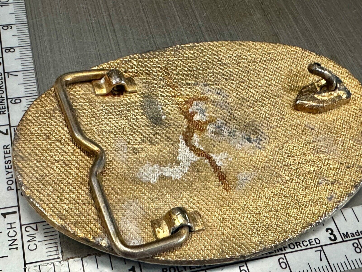 Vintage Alabama Square Dance federation belt buckle to restore