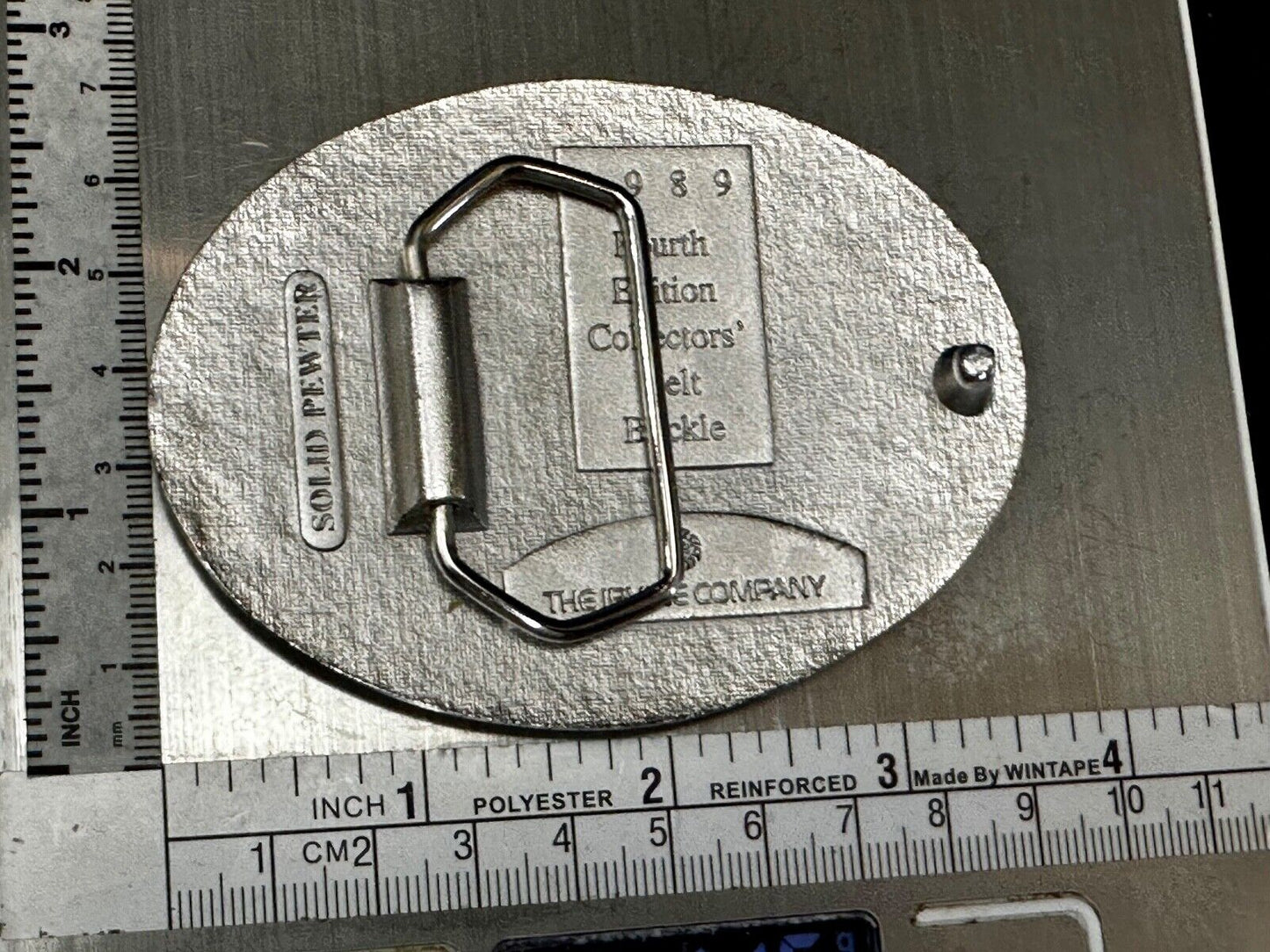 The Irvine Company 1989 Fourth Edition Collectors Western Ranch Belt Buckle
