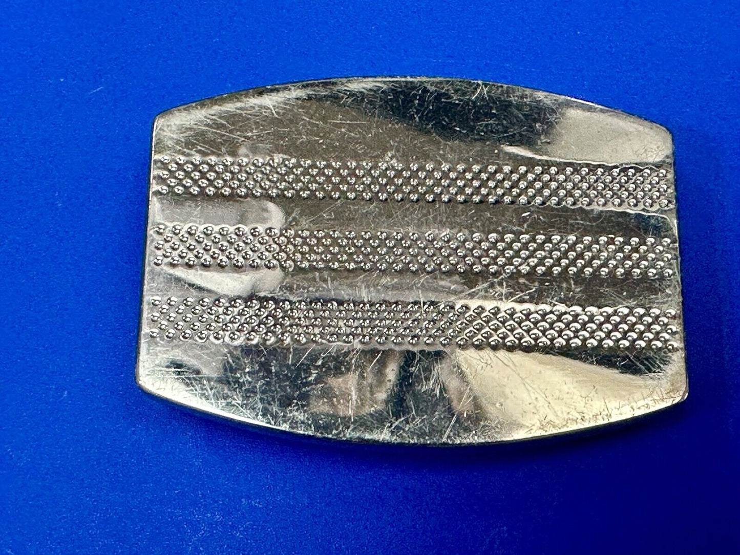 ADIDAS Silver color SHOE Footwear Co Running Golf Trophy striped belt buckle