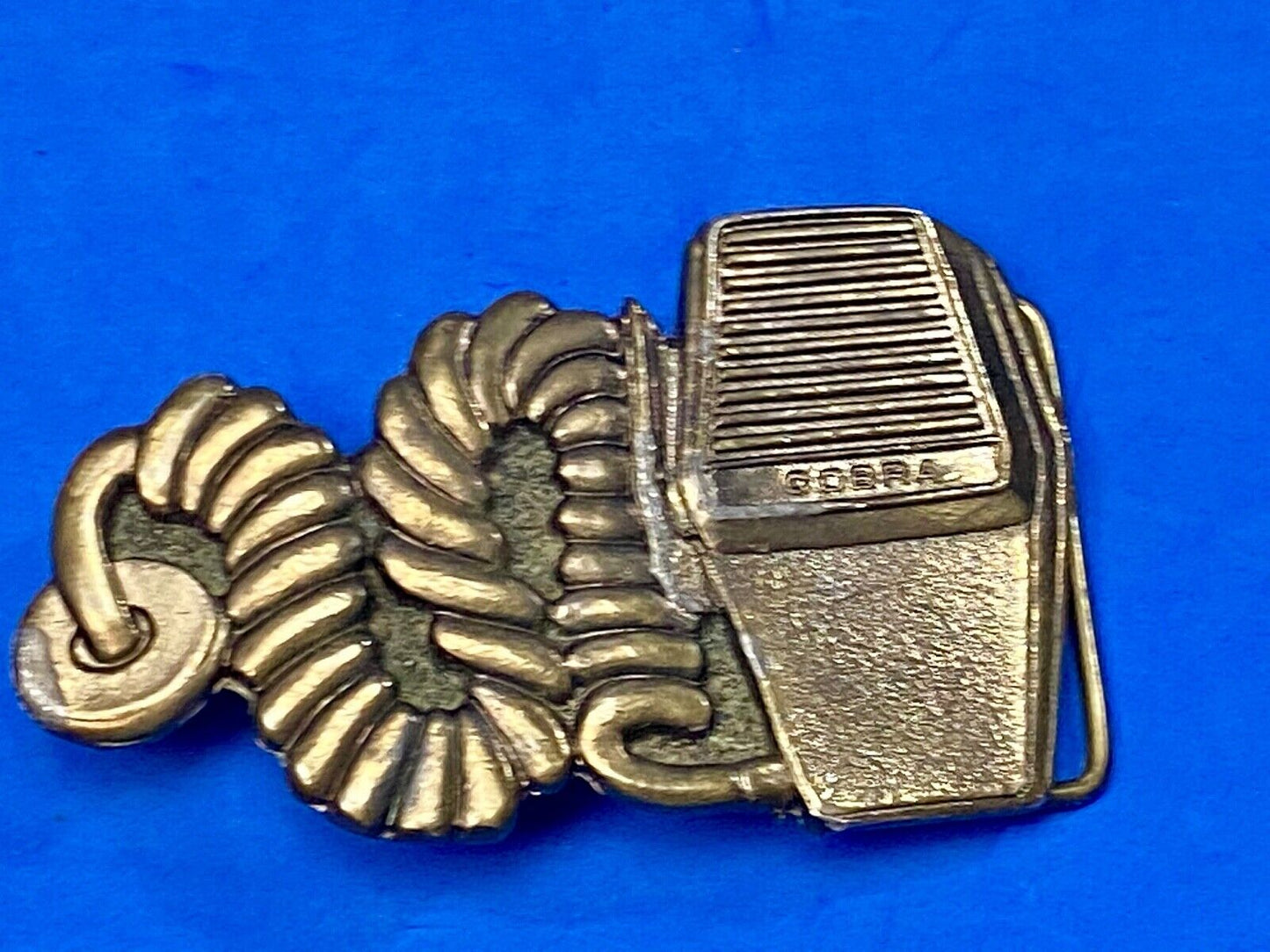 Vintage 1977 Cobra Handheld CB HAM Radio The Great American Belt Buckle Co.