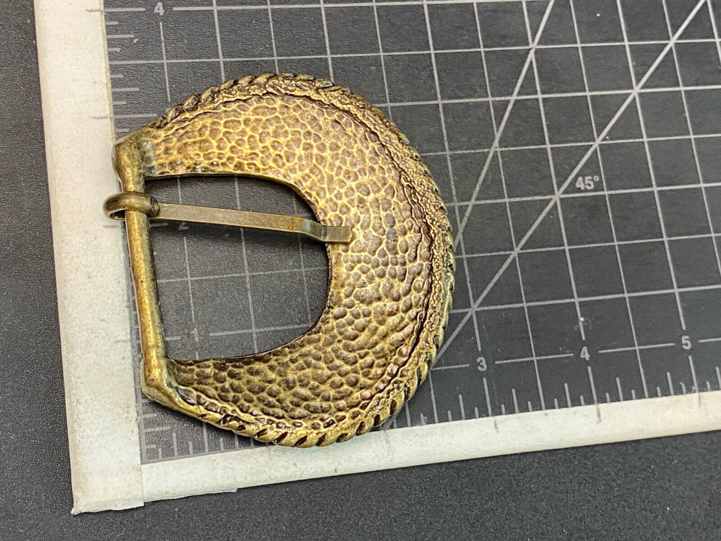 Unique Enameled Ranger Style Women's Rhinestone Accented Belt Buckle