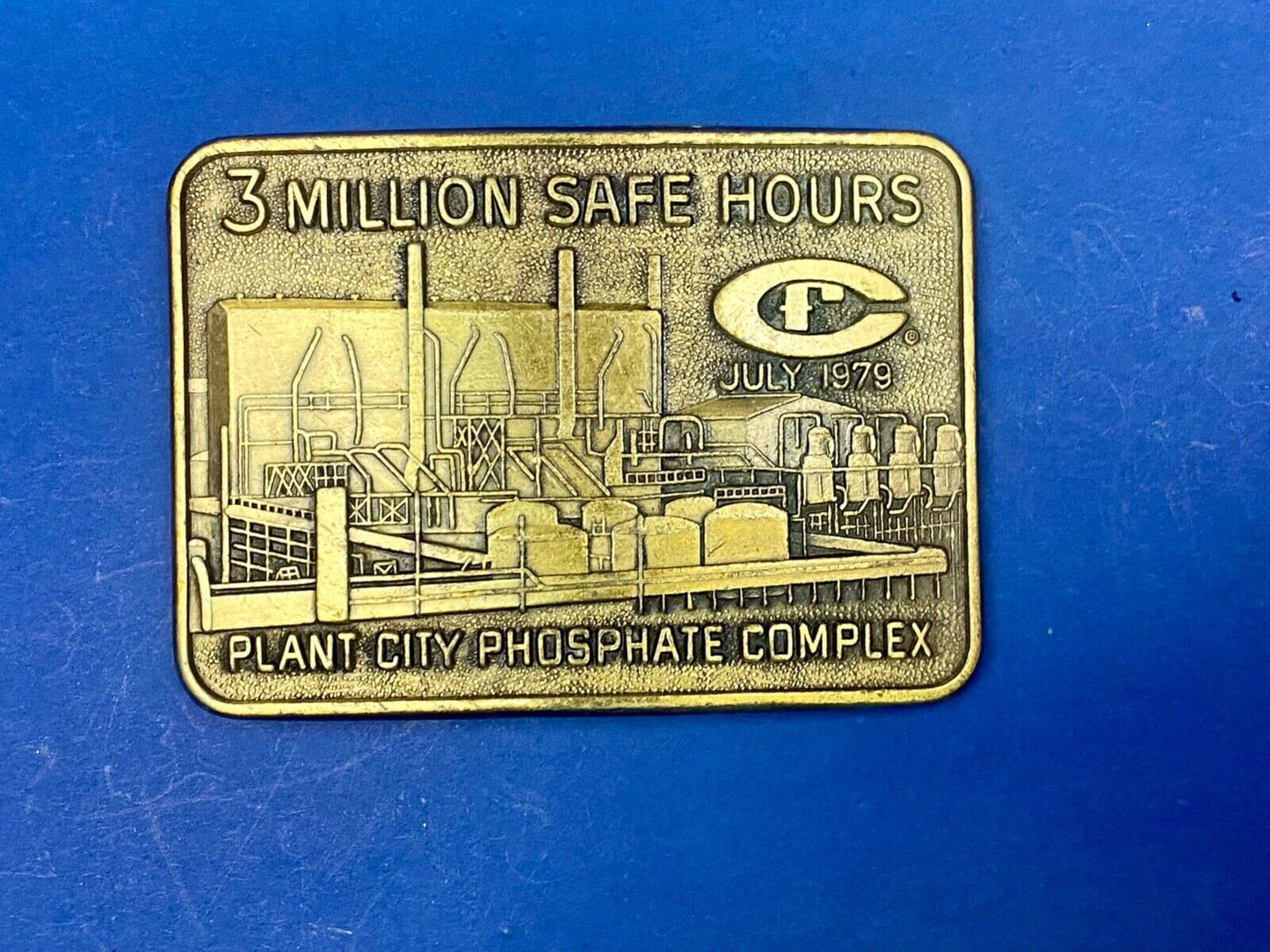 3 Million Hours! Safety Award Pant City Phosphate Complex Congratulations Award