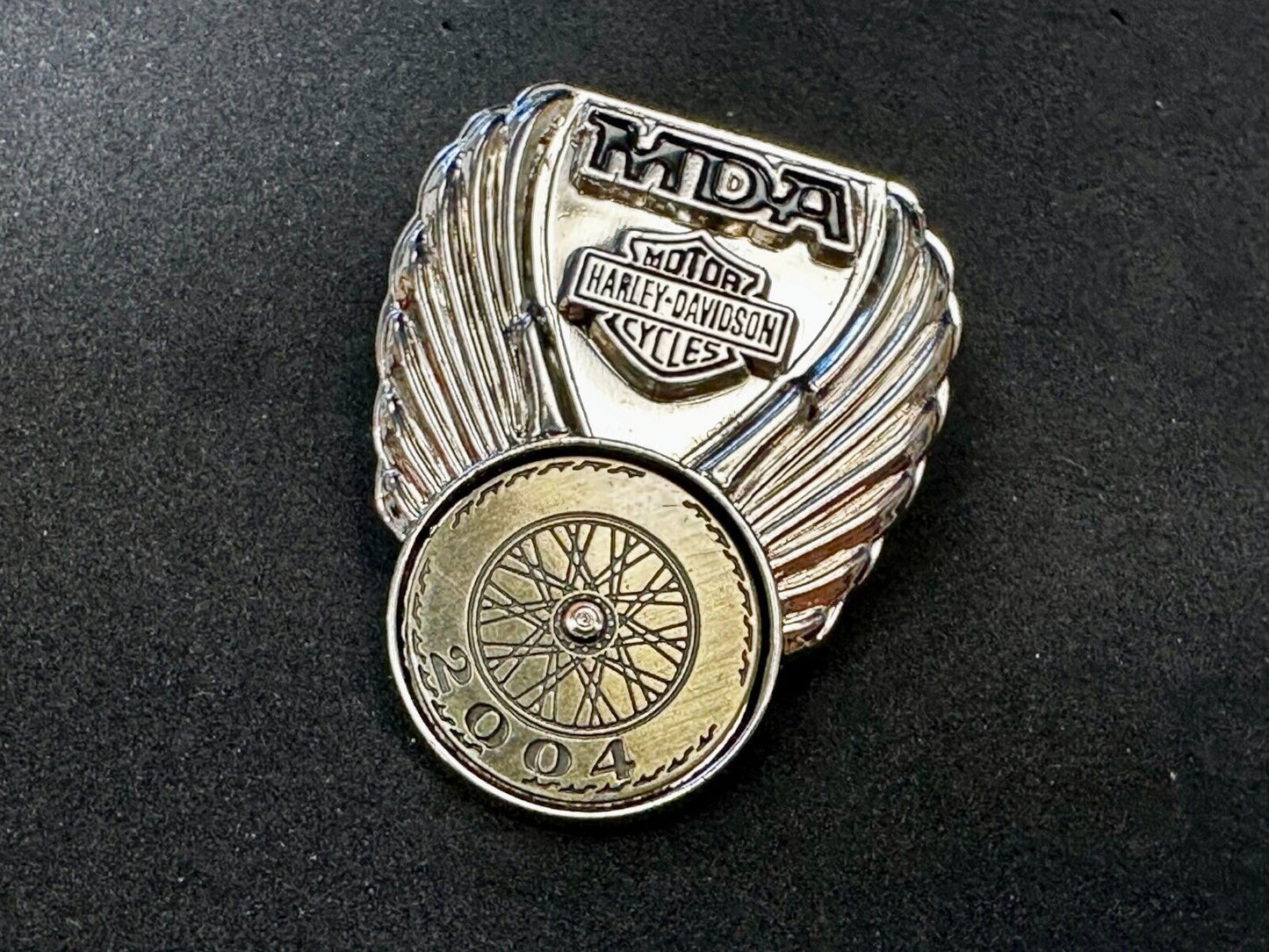 2004 MDA Harley Davidson Motorcycles Pin for Jacket or Vest
