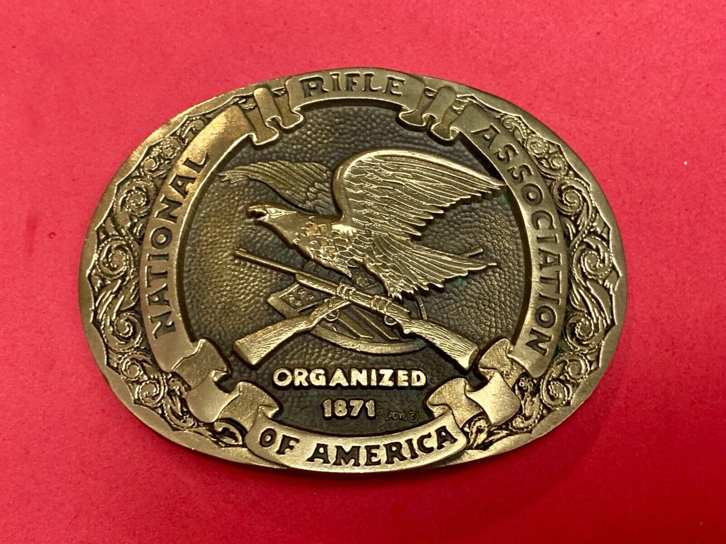 Award Design Medals - National Rifle Assn. Gun Rights 2nd amendment Belt Buckle