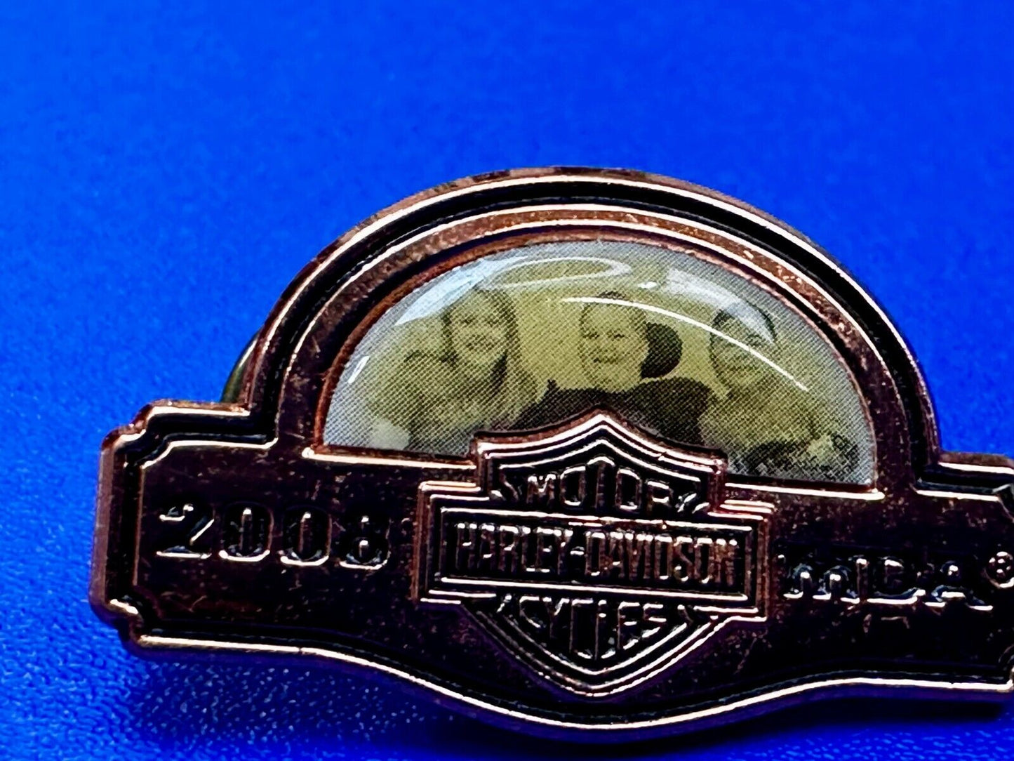 2008 MDA Ride Harley Davidson Motorcycle Logo Rider Biker Jacket Vest Pin