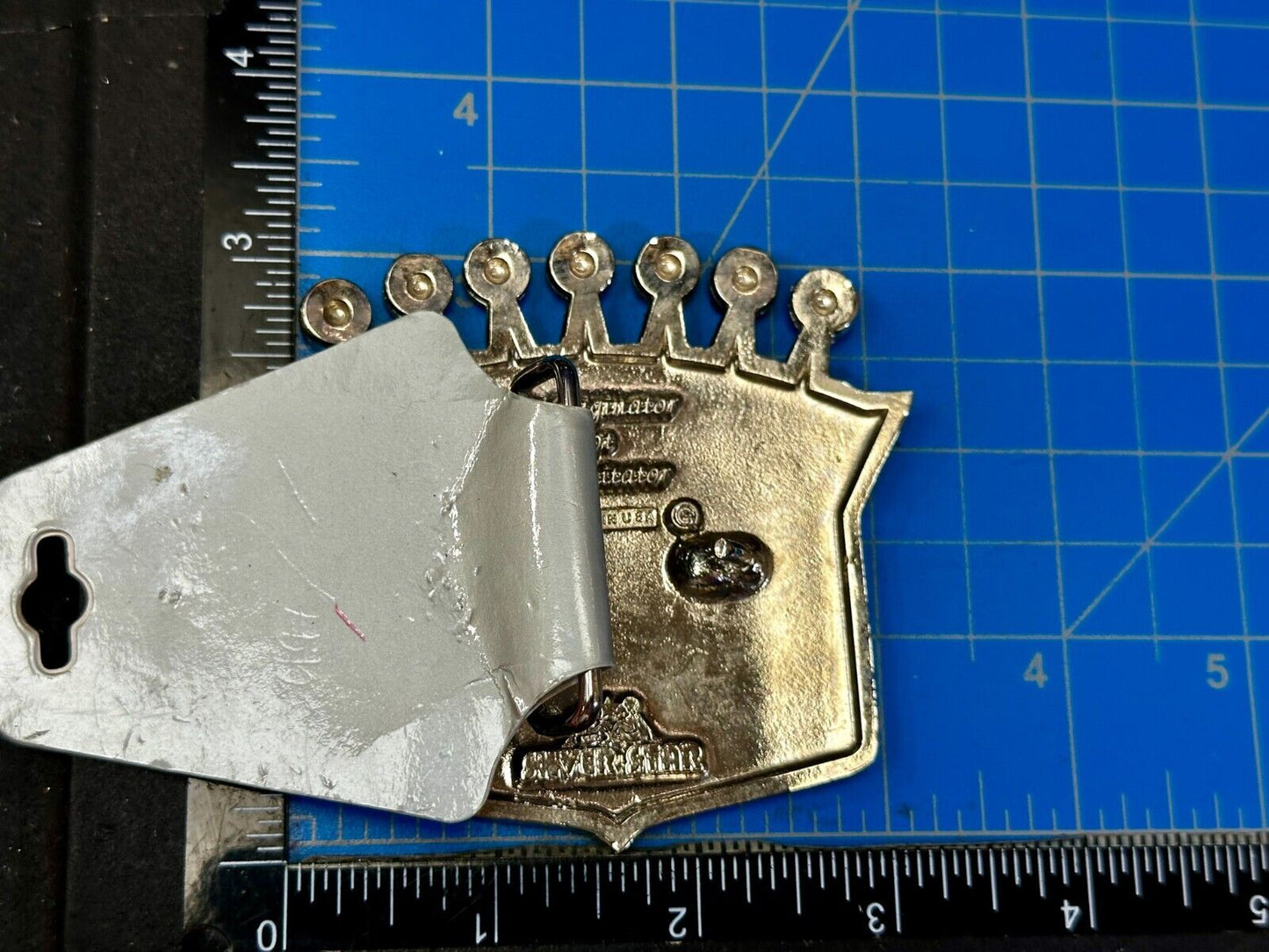 American Flag Style Crown The Originator Not The Imitator Belt Buckle Made in US
