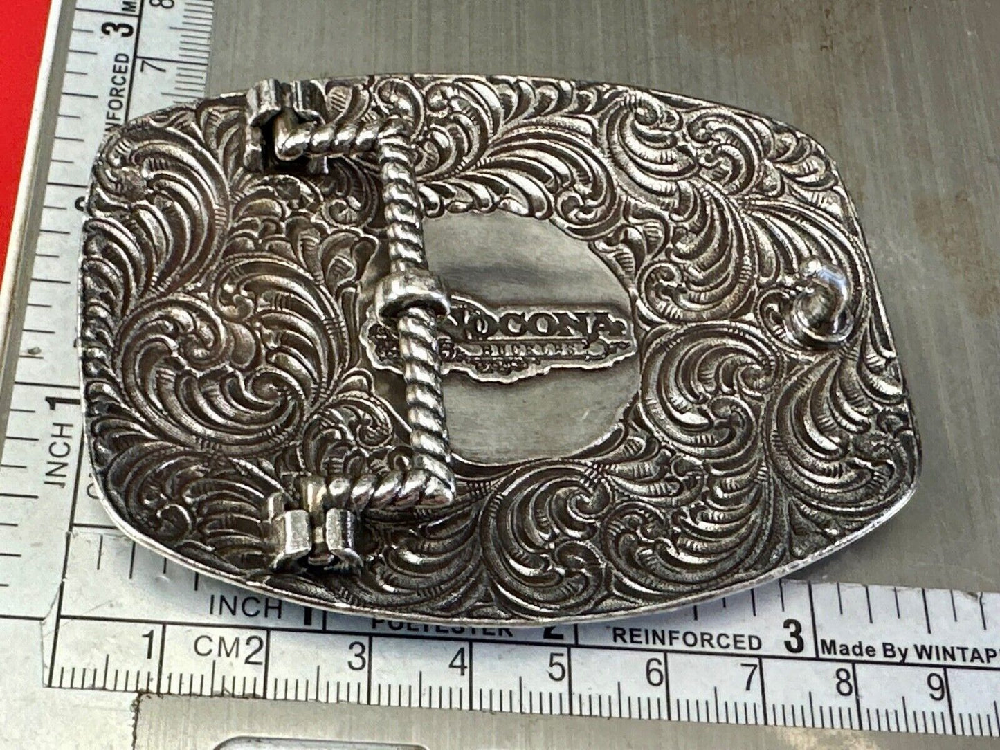 The Longhorn cow steer - cowboys cowgirls western belt buckle by Nocona