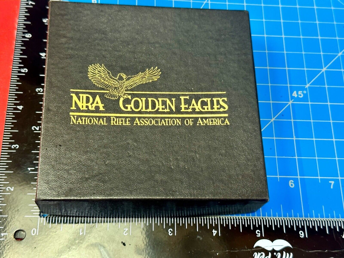 1994 NRA Golden Eagles National Rifle Association Limited Belt Buckle in box