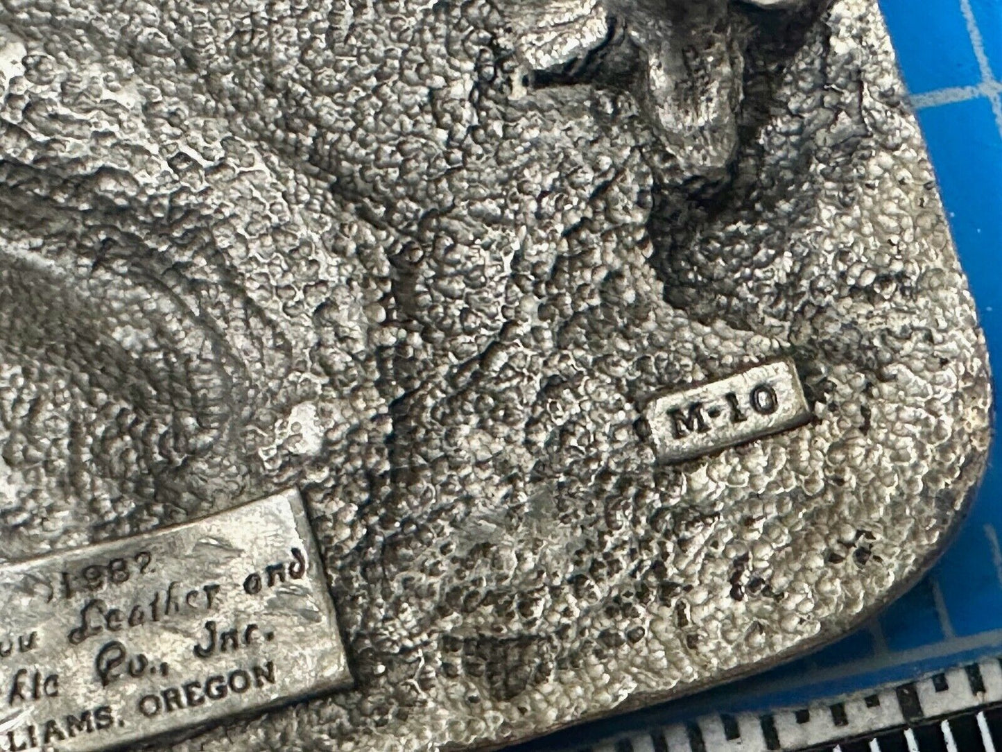 The Thrill of Fishing Vintage 1982 Siskiyou Fish Commemorative Belt Buckle