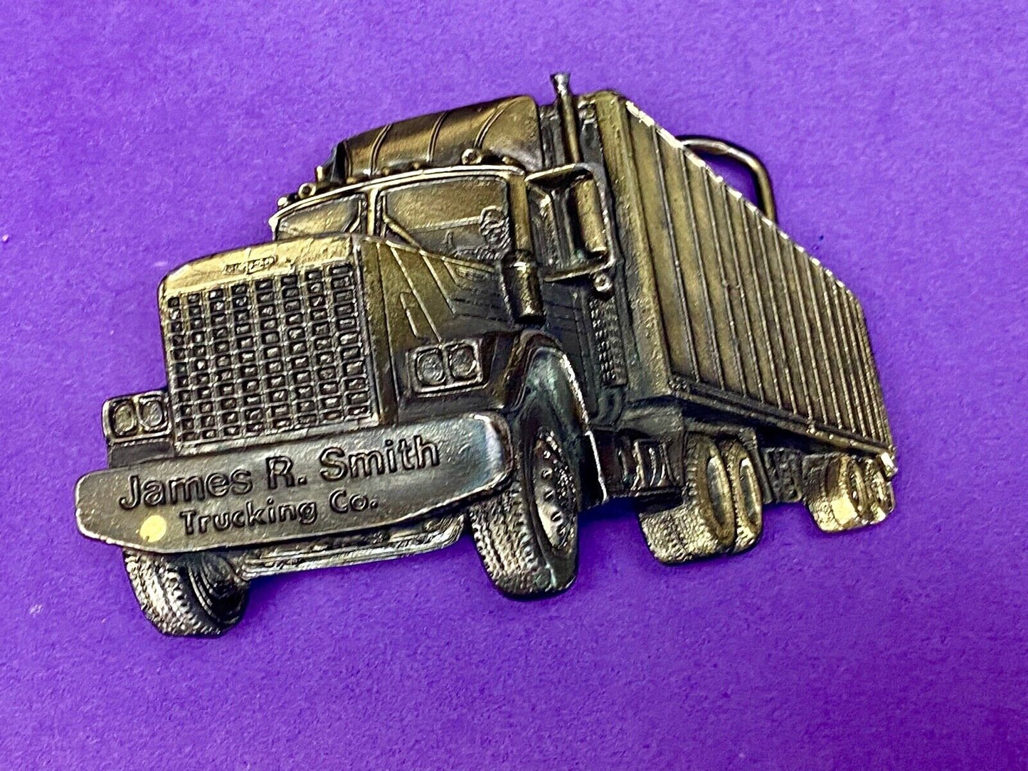 Vintage 1990 Semi Big Rig Truck Long Haulers Great American Belt Buckle Co